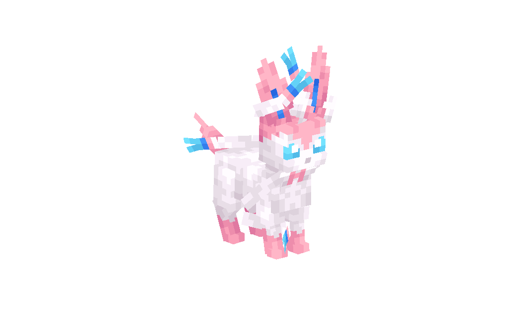 Eeveelutions Reimagined texture pack for Minecraft