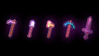 Enchantment Outlines texture pack for Minecraft