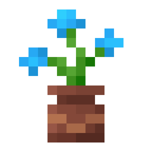 Fresh Flower Pots texture pack for Minecraft 26.1