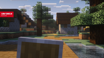Low Shield texture pack for Minecraft