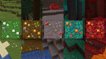 Simple Grass Flowers texture pack for Minecraft