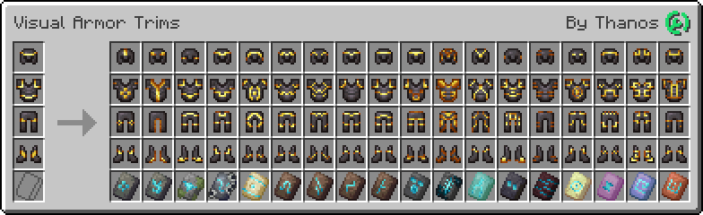 Visual: Armor Trims texture pack